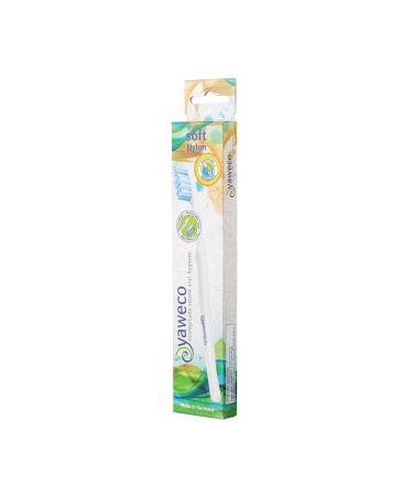Yaweco Natural Soft Biobased Nylon Assorted Colours Toothbrush