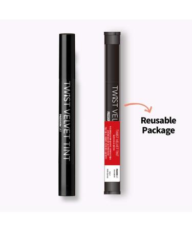 PASSIONCAT Twist Velvet Tint 2 (No.2) Garnet Lip Stain & Cheek Tint | High Pigment Matte Finish | Long-Lasting | Full Coverage Formula - Buy Online on GoSupps.com