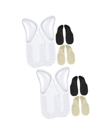 FOMIYES 6 Pairs Supportive Orthotic Insoles High Heel Insoles Inserts Shoes Inserting Pad Foot Support Insole Heel Pads Reusable High Heel Insole Women's Gel Back Pad