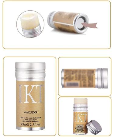 Hair Wax Stick Professional Bed Head Stick Broken Hair Shaping Gel Hairstyling Moisturizing Wax for Hair 75g - Buy Online on GoSupps.com