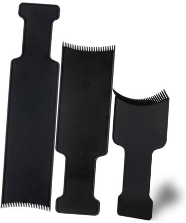 CLISPEED Lot De 3 Planches Coloration Capillaire Noir Courb es Pour Protection Cuir Chevelu Outil Professionnel De Teinture Cheveux Usage Salon Et Domicile - Buy Online on GoSupps.com