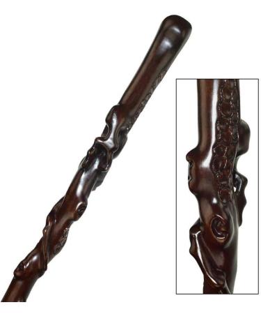 Solid Wooden Cane Portable Lightweight Non-Slip Walking Stick for Hiking Trekking Camping Traveling Climbing 90CM Crutches - Buy Online on GoSupps.com