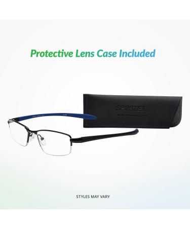 SAV Eyewear Men's Sportex AR4145 Gray Rimless Reading Glasses +2.75 | International Shipping Available - Buy Online on GoSupps.com