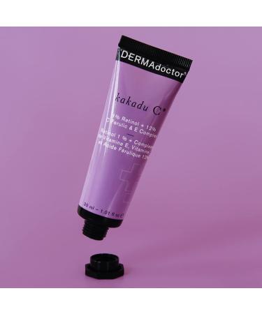 DERMAdoctor Kakadu C Retinol Cream | Anti-Aging Face Cream with Vitamin C & E | Hyperpigmentation Treatment | Brighten Smooth & Firm - 1.01 fl oz - Buy Online on GoSupps.com