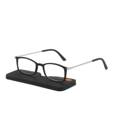 KoKoBin Ultra-thin anti-blue reading glasses anti-glare glasses Black 2.50 Black 2.5 x