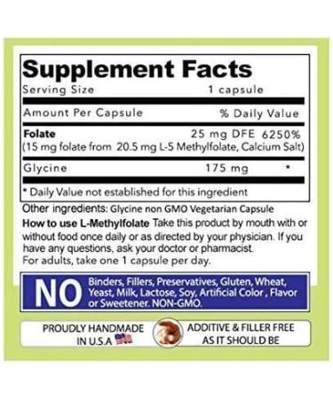 AND GIVE US TODAY OUR DAILY L-Methylfolate 15mg (2 Bottles) - 180 Capsules - Professional Strength Active Methyl Folate - 5-MTHF Supplement - Non GMO, Gluten Free, No Fillers - Buy Online on GoSupps.com