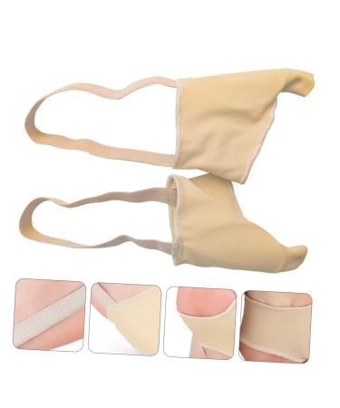 Lurrose Bunion Protector Sleeve - 1 Pair Silicone Gel Cover for Bunion Relief & Toe Separation - Hammer Toe Straightener Splint - Overlapping Care Pad for Men and Women - 22x7.5cm - Buy Online on GoSupps.com