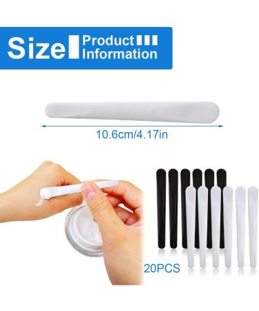 EBHO 20-Piece Silicone Cosmetic Spatula Set | Multi-Use Cream & Mask Applicator for Makeup | Perfect for Moisturizers & Skincare - Buy Online on GoSupps.com