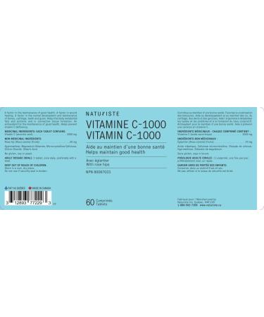 Vitamin C-1000 - Boost Immune System - Powerful antioxidant - Contributes to collagen production - With Rose hips - Vitamin C supplement - 1000mg - Daily intake -60 Tablets - Buy Online on GoSupps.com