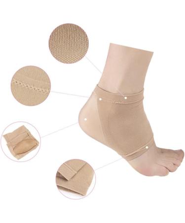 1 Pair Anti Crack Heel Socks Silicone Heel Protector Socks for Plantar Insoles for Plantar Anti-Crack Socks Womens Socks Foot Moisturize Men and Women Stockings - Buy Online on GoSupps.com