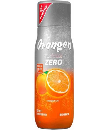 Good & Cheap Orange Zero Lot of 6 bottles of 500 ml syrup + use block - Buy Online on GoSupps.com