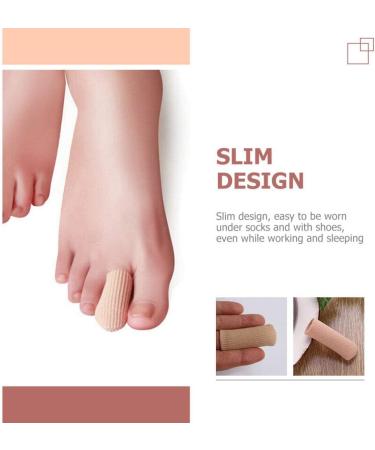 Fabric Toe Protectors - 4pcs Sleeve Covers for Blisters & Ingrown Toenails - Women's Toe Caps - 7x2x2cm - Buy Online on GoSupps.com