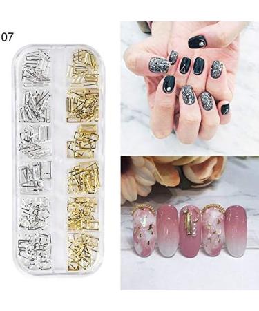 Desikixudy Star Month Gold and Silver Nail Art Metal Shell 3D Nail Decoration Studs Rhinestones Nail Art Design Charms Stone 07 - Buy Online on GoSupps.com
