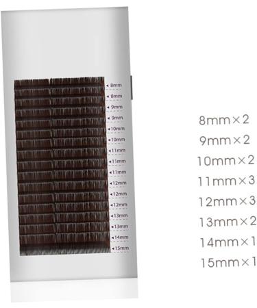 POPETPOP False Eyelash Individual Lashes Long Lashes Extensions Long Eyelashes False Lashes Aplicater Professional Eyelashes Brown Eyelashes Bicuspid Accessories Fake Eyelashes - Buy Online on GoSupps.com