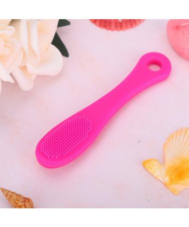 Silicone Face Cleansing Brush - Blackhead Removal & Pore Cleaner | Dark Rose Red Massage Tool - Buy Online on GoSupps.com