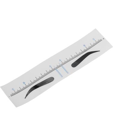 Eyebrow Stencil Ruler with Accurate Positioning Stable Attachment and Precise Scale Easy to Use for Makeup Design - Buy Online on GoSupps.com