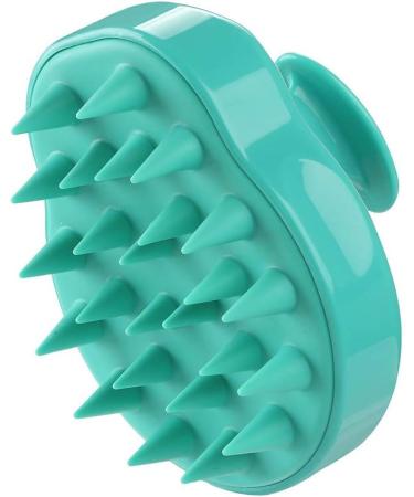Head Massager Spa Massage Brush Shampoo Massage Brush Soft Manual Head Massager Silicone Cleaning Shampoo Comb For Men Women Serria 9.5 x 8 x 6.5cm - Buy Online on GoSupps.com