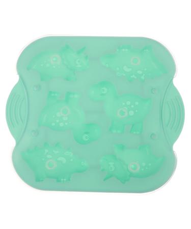 ABOOFAN Cake Mold Silicone Molds Cookie Silicone Gummy Molds Animal Rice Mold for Baking Ice Mold Platinum 22.1X19.3X2.6CM Green