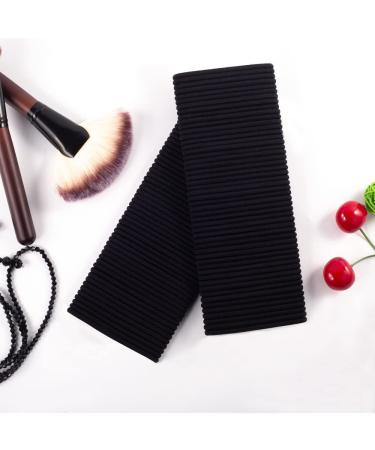 100PCS 4MM Black Elastic Hair Ties Ponytail Holders - 2 Inch Diameter Bands for Medium to Thick Hair - Curly Hair - Women or Men - Buy Online on GoSupps.com