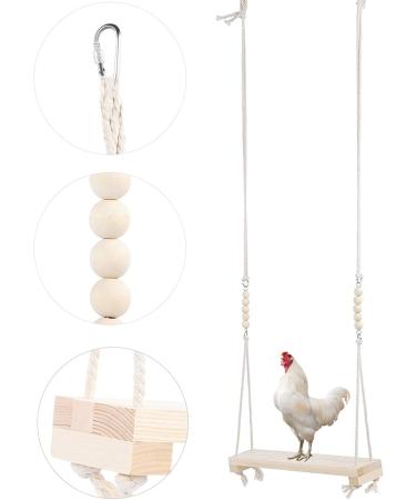 3 Pack Chicken Coop Toys - Chicken Swing, Xylophone, Vegetable Feeder - Medium/Large Bird Training Set - Buy Online on GoSupps.com
