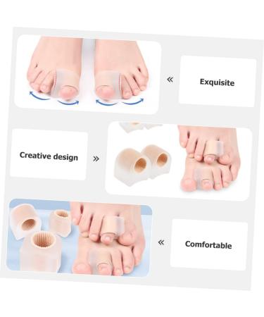 CLISPEED Metatarsal Toe Spacer Set - Callus Straightener, Bunion Corrector, Hammer Toe Pain Relief - 2 Pairs Breathable Pads for Toe Separation and Alignment - Buy Online on GoSupps.com