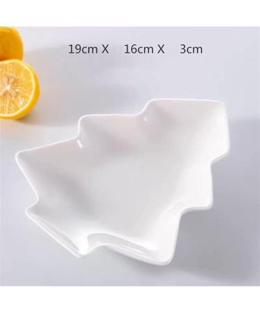 Porcelain Plate Bowls and Saucers Creative Leaf Fish Shape Fashion Cute Cake Dish Ceramic Dessert Sushi Snack Plate Kitchen Tableware White Porcelain Dinner Plate (Color : C) (Color : D) - Buy Online on GoSupps.com