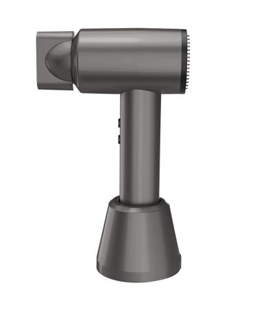 Cordless Hair Dryer Wireless Portable Blow Dryer Fast Charge 5000mAh Rechargeable Battery with Charge Base 3 Hot Wind /3 Cold Wind for Art Painting/Outdoor/Travel Space Gray