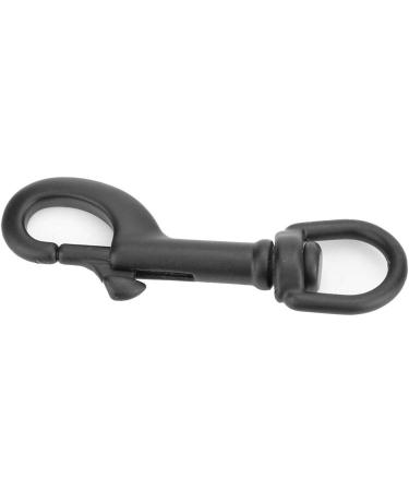 Premium Stainless Steel Bolt Snap Diving Hook - Vertebral Carabiner & Scuba Accessories Kit - 75mm Black - Buy Online on GoSupps.com