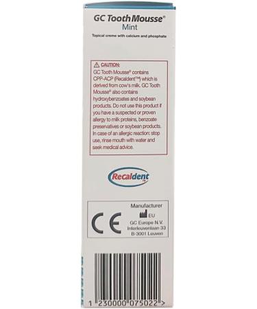 GC Tooth Mousse Mint Flavor - Triple pack by GC - Buy Online on GoSupps.com