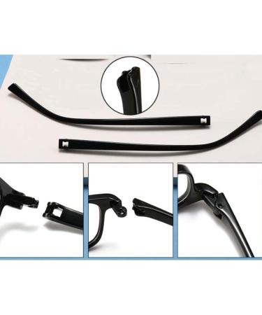 Vekker Yewear Leg - Black Glasses Accessories TR90 Replacement Arms Screwless Glasses Repair Parts - International Shipping Available - Buy Online on GoSupps.com