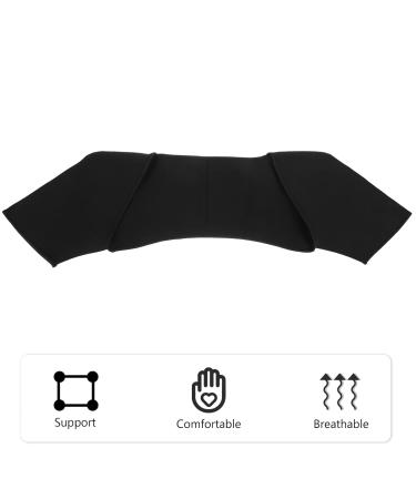 Buy Sosoport Black Basketball Shoulder Sleeve - Double Shoulder Brace Support for Outdoor Lifting | Breathable Sports Gear - Buy Online on GoSupps.com