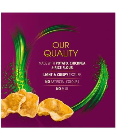 Walkers Sensations Poppadoms Lime & Coriander Sharing Bag (82.5gX2) | Suitable for vegetarians | Bag for sharing | Light & crispy texture | No MSG - Buy Online on GoSupps.com