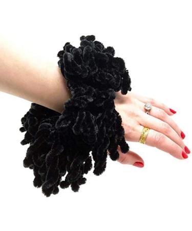 Volumising Scrunchie Big Hair Tie Ring Hijab Headwear for Women Black - Buy Online on GoSupps.com