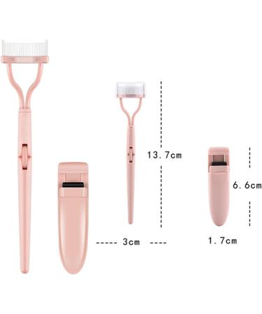 Stainless Eyelash Comb & Brow Brush Separator - Foldable Makeup Grooming Tool - Buy Online on GoSupps.com