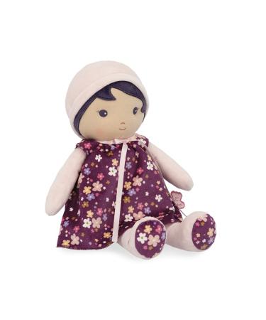 Kaloo - Tendresse - Violette - My 1st Soft Doll - 40 cm Large Fabric Doll - Floral Dress - Detachable Bloomers - Pretty Gift Box and Customisable Ribbon - 0 Months + K200003 40cm Violette