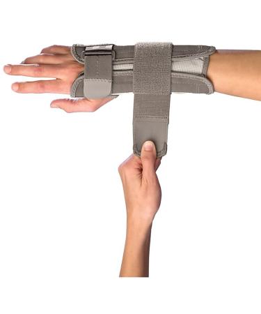 MUELLER Sports Medicine Reversible Wrist Stabilizer | Wrist Pain Relief Support for Carpal Tunnel Tendinitis & Arthritis | Small/Medium Taupe - Buy Online on GoSupps.com