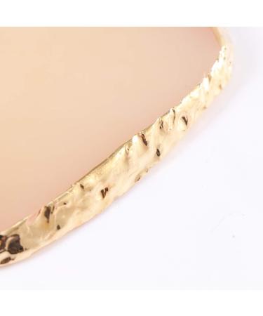 Angoily 1pc Manicure Nail Art Kit4 Nail Pigment Plate Color Palette Nails Nail Color Nail Drawing Color Nail Makeup Resin Tools Mixing Palette Gel Color Plate Polish Mix Nail Piece Toning 9X9cm Yellow - Buy Online on GoSupps.com