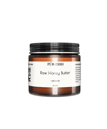 Raw Honey Butter - 2ml Body Butter for Women & Men with 100% Honey Coconut Olive Oil Mango Butter Ideal Body Butter for Dry Skin