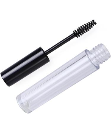 FOMIYES 10 Pcs Eyelash Brush Tube Black Lid Large Empty Tube Eyelash Serum Bottle Empty Eyelashes Bottle - Buy Online on GoSupps.com