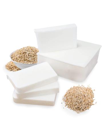 Primal Elements Oatmeal Soap Base - 10 lb | Moisturizing Vegan Glycerin Soap for Crafting | Cruelty-Free & Easy to Cut - Buy Online on GoSupps.com