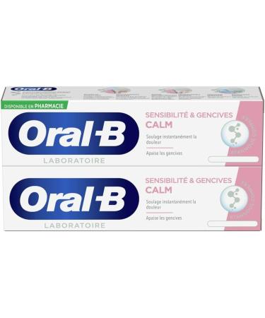 Oral-B Calm Sensitivity & Gums Toothpaste - 75ml (Pack of 2) | Best for Sensitive Teeth & Gums | International Shipping Available - Buy Online on GoSupps.com