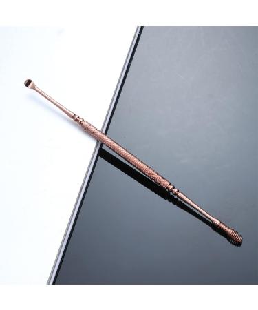 5pc Spring Earpicks Wax Curette Set - Stainless Steel Ear Cleaner for Adults | Comfortable and Sturdy Earwax Remover with Simple End Design - Buy Online on GoSupps.com