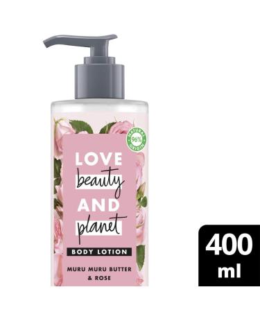 Love Beauty and Planet Muru Muru Butter & Rose Vegan Moisturizing Body Lotion - 400ml for Dry Skin | Nourish & Hydrate - Buy Online on GoSupps.com