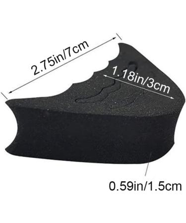 6 Pairs Adjustable Toe Filler Inserts - Reusable Shoe Plug (Black & Beige) for Perfect Fit - Buy Online on GoSupps.com