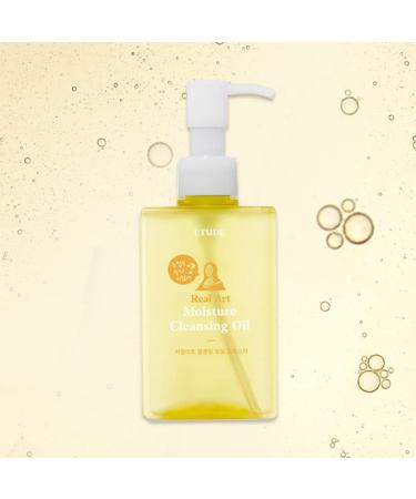 Etude House Real Art Cleansing Oil Moisture 185ml | Moisturizing Cleansing Oil for Gentle Makeup Removal - Buy Online on GoSupps.com