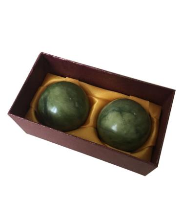 Massage Ball Massage Ball Hand Massage Baoding Balls Jade Stress Relieve Training Roller Hand Health 2pcs