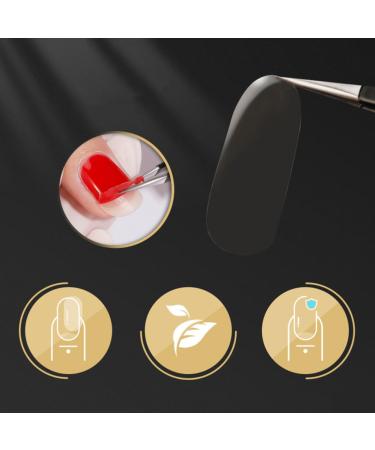 CRILSTYLEO 10 Sheets Nail Stickers Clear Gel Polish Strips Glaze Clear Shimmer Gel Strip French Manicure Nail Wraps Nail Gel Stickers Nail Strip Clear Fingernail Polish Kit Double Sided Tape - Buy Online on GoSupps.com