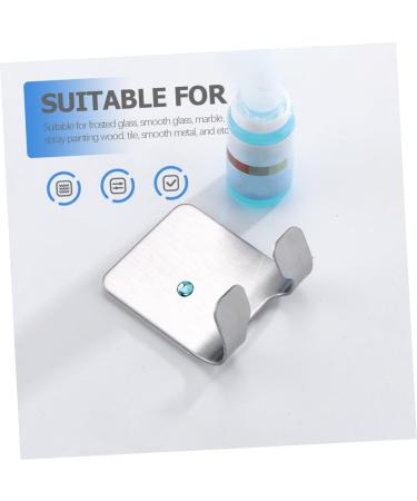 Premium Homsfou 6th Stainless Steel Razor Holder Hook - Versatile Shower & Bathroom Organizer for Razors Toothbrushes and More | 304 Silver Design (6x4.5x3cm) - Buy Online on GoSupps.com