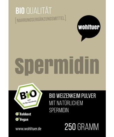  Wohltuer Organic wheat germ powder raw food grade (250g) I idine cure I Laboratory tested quality I Made in Germany - Buy Online on GoSupps.com