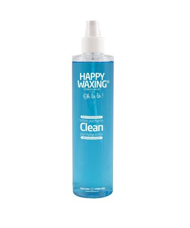 Happy Waxing - Clean Purifying Lotion - Spray Bottle - Prepare and Cleanse the Skin Before Waxing - Easy to Apply - Clean Fresh Scent- 8.45 OZ - 250 ML